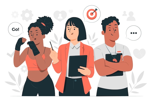 Minh họa khái niệm huấn luyện viên